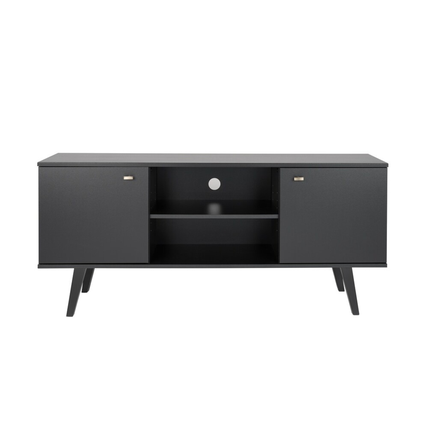 Black Wood Media Storage - image-7