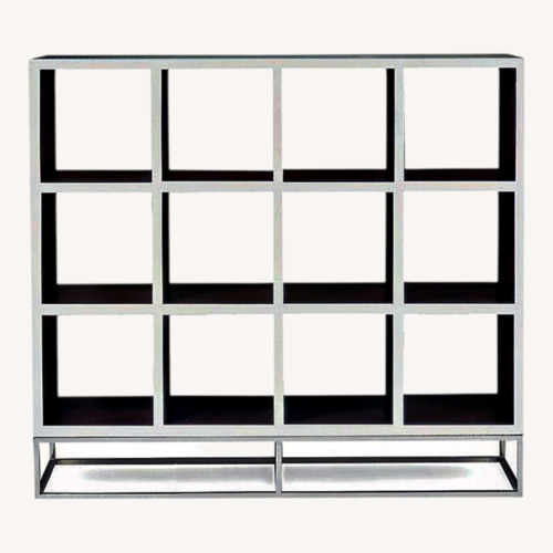 Used White Lacquer and Walnut Domicile Shelves for sale on AptDeco