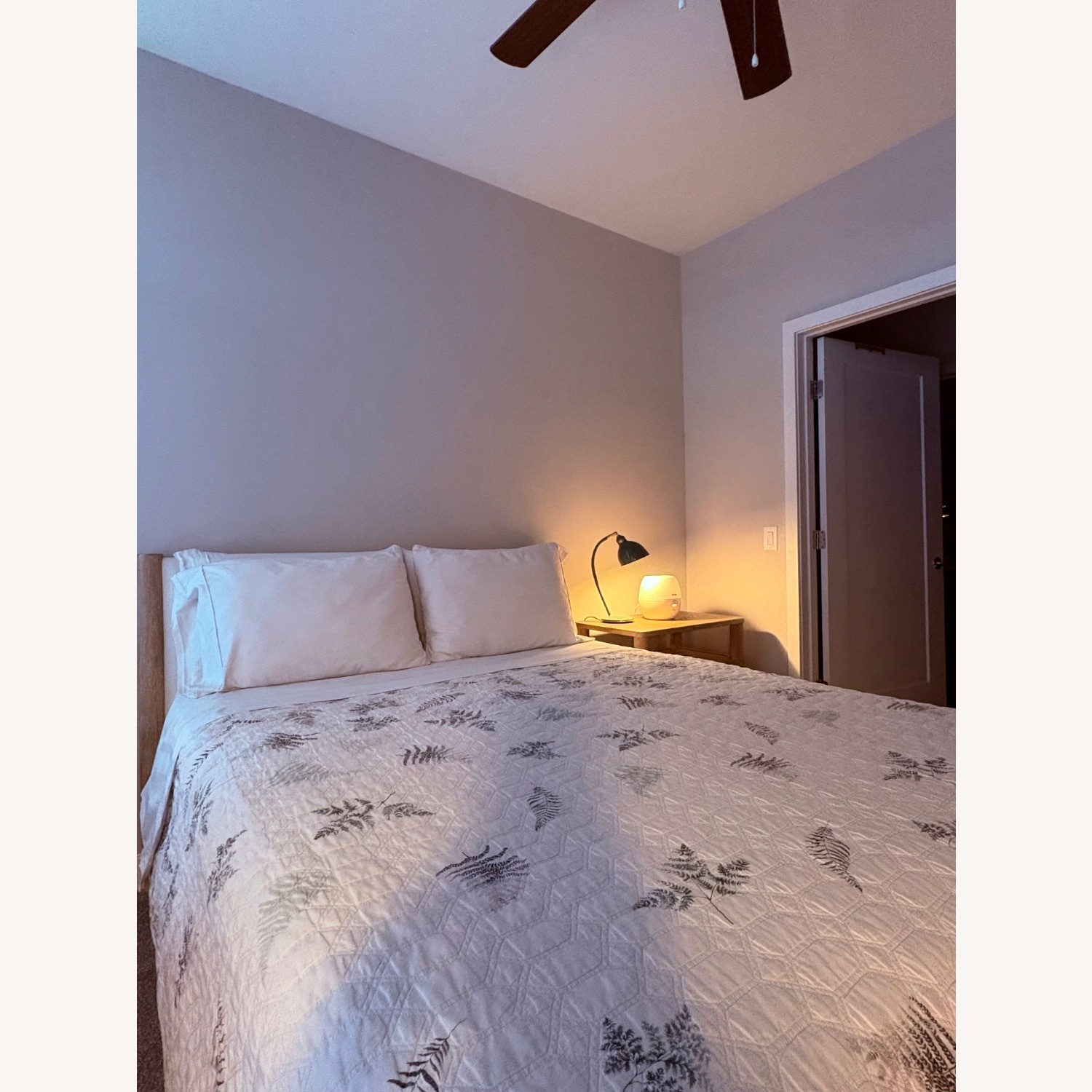West Elm Hargrove Grand Natural Wood Queen Bed - image-2