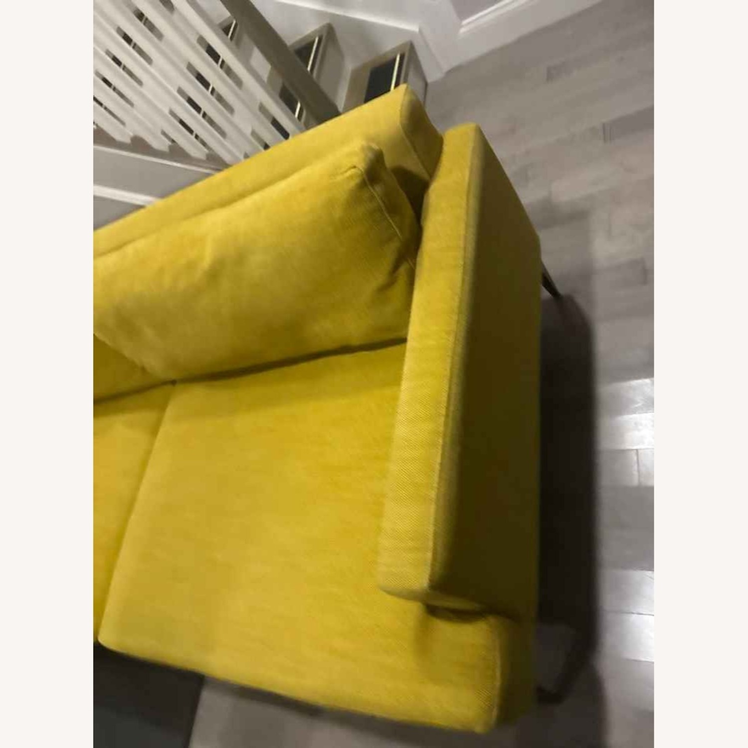 West Elm Andes Yellow Sofa - image-8