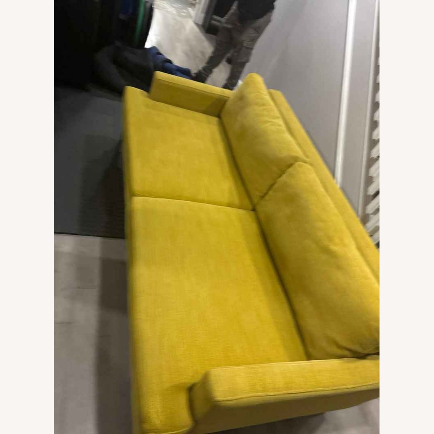 West Elm Andes Yellow Sofa - image-5