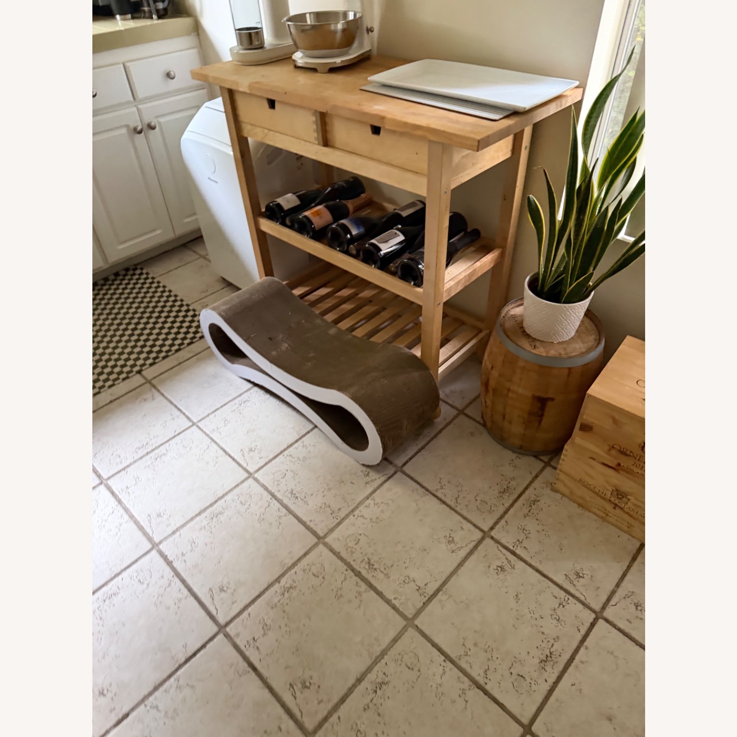 Kitchen Island Natural Wood Sideboard - image-3