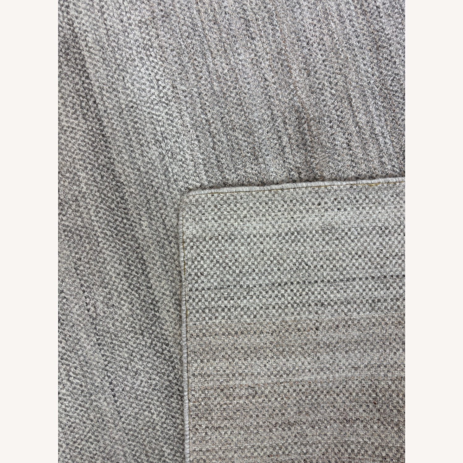 Modern Light Gray Wool Area Rug 8' x 10' - image-5