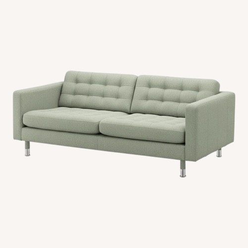 Used IKEA Morabo Green Fabric 3+ Seater Sofa for sale on AptDeco