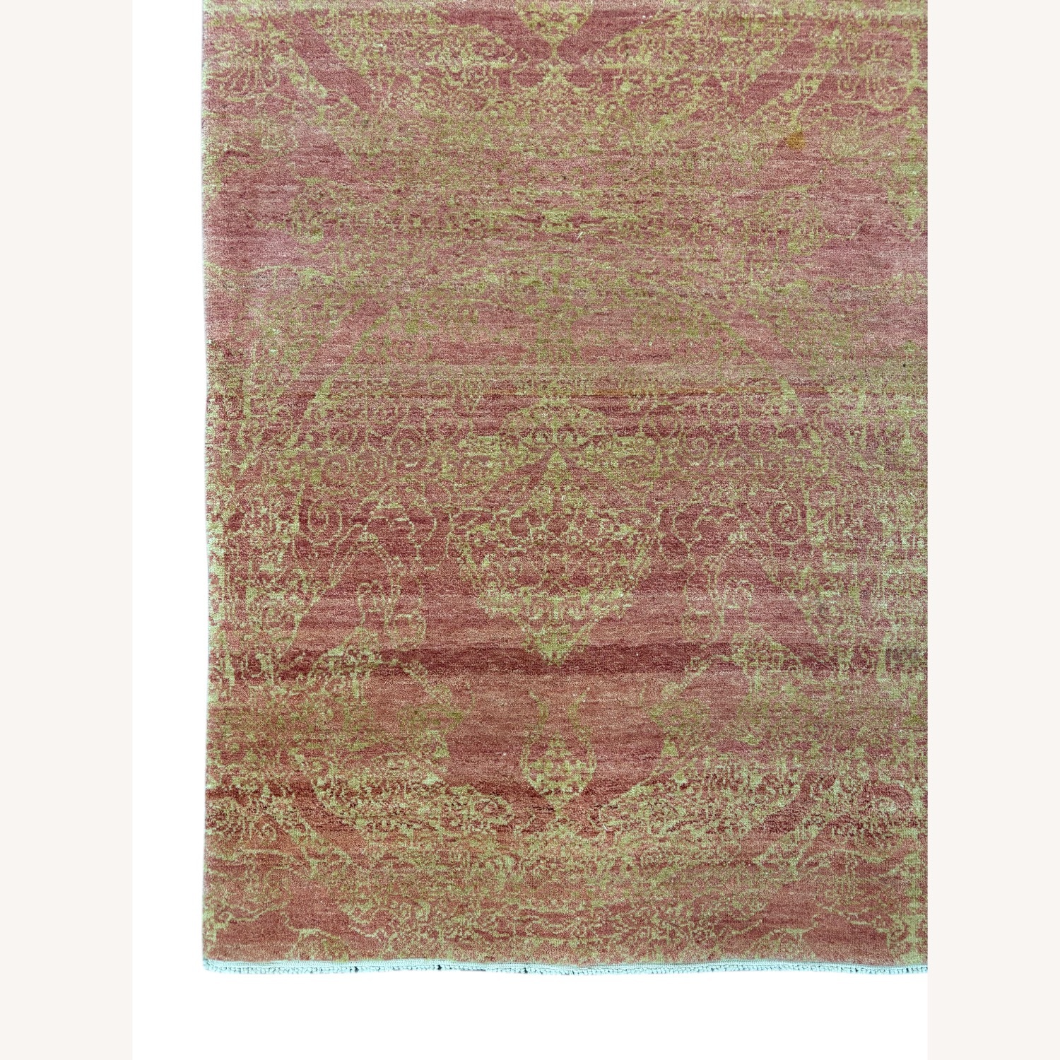 Orange Wool Area Rug 8' x 10' - image-3