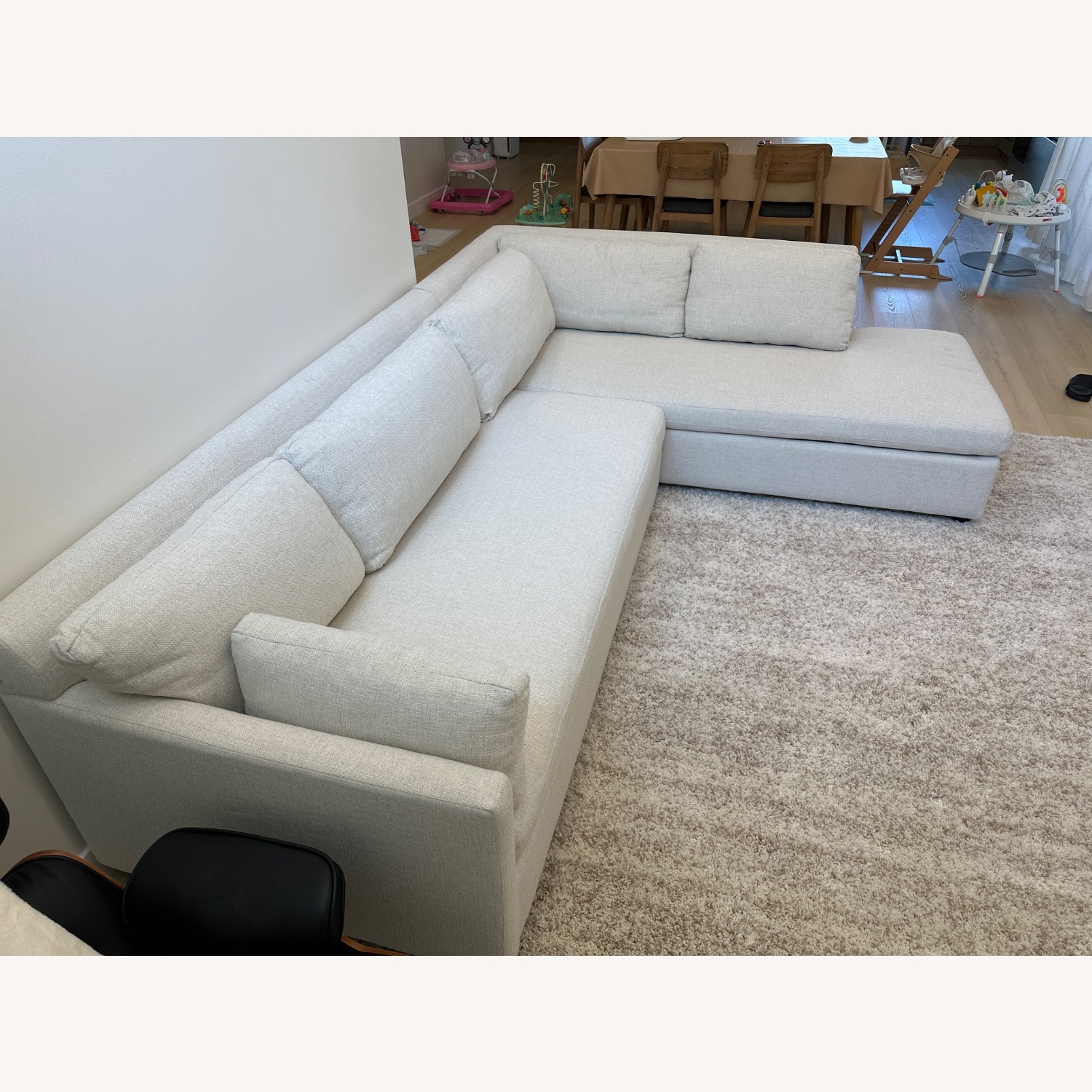 West Elm Marin Natural 2 Piece Sectional - image-4