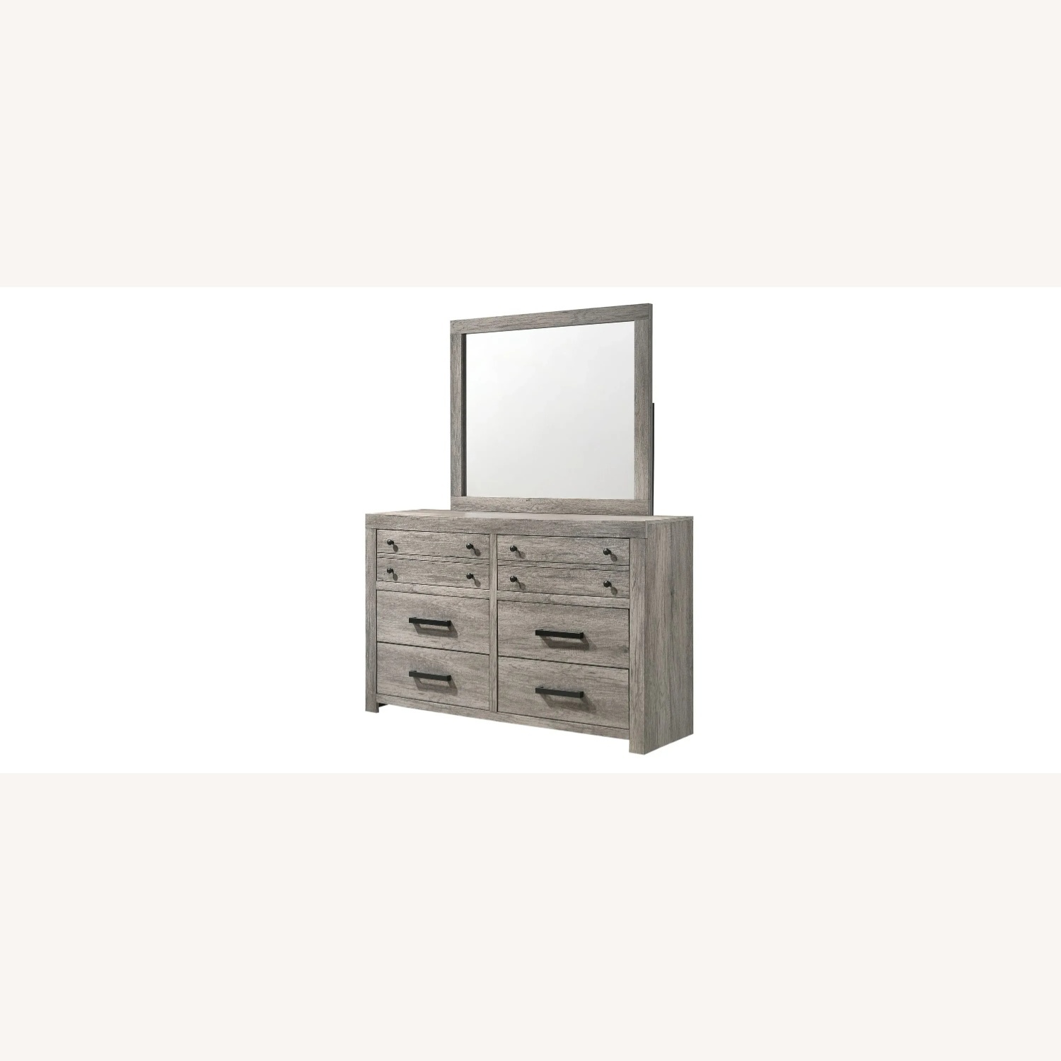 Raymour & Flanigan Tundra Light Gray Wood Dresser - image-5