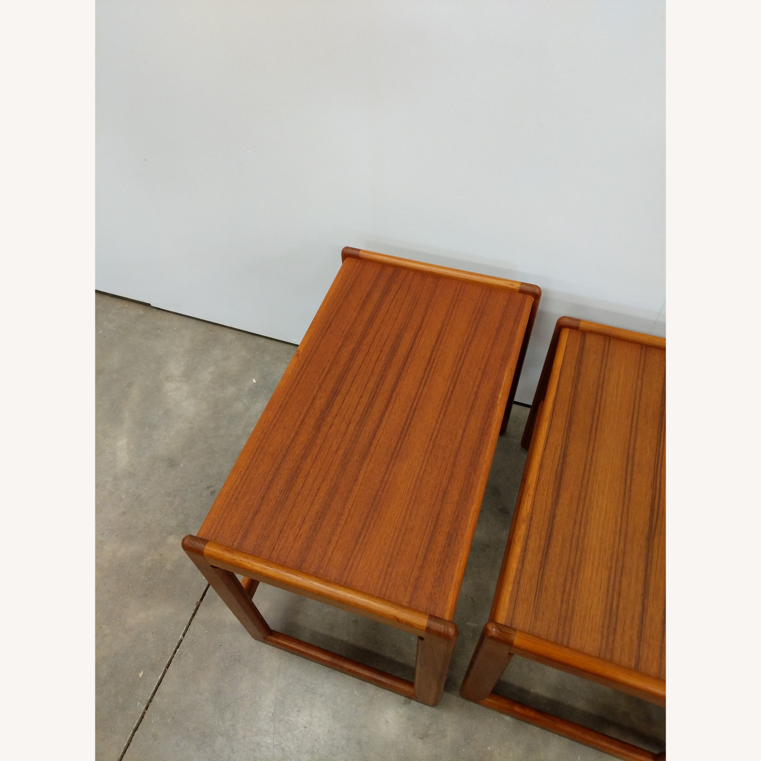 Vintage Mid Century Modern Teak Nesting Tables - image-6