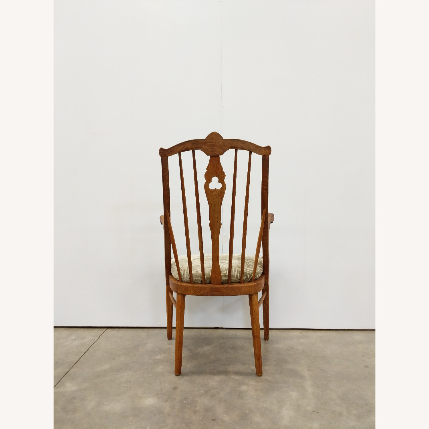 Antique Danish Oak Armchair - image-3