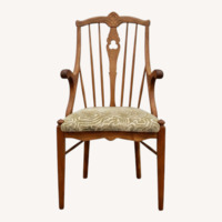 Antique Danish Oak Armchair