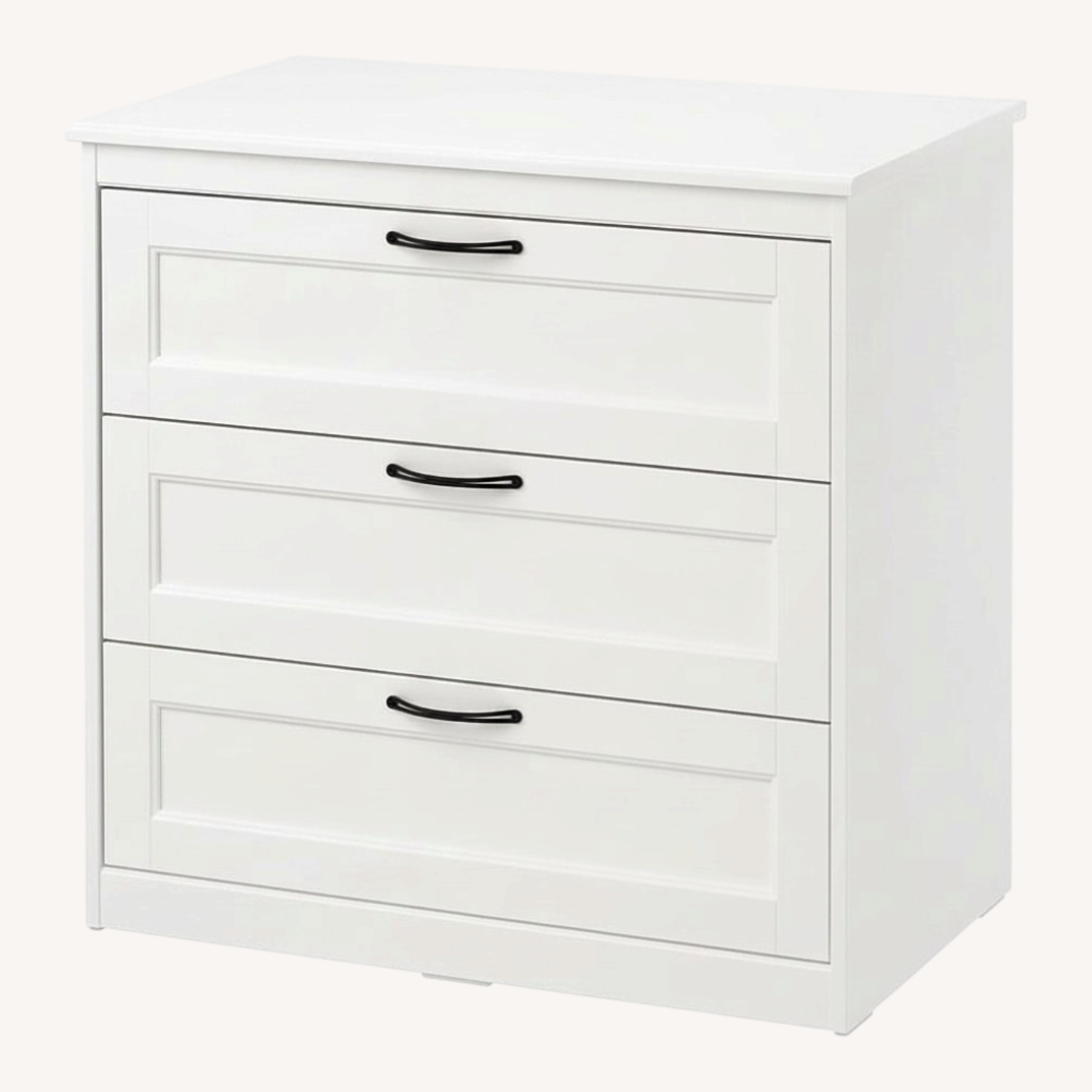 IKEA Songesand White Wood Dresser - image-0