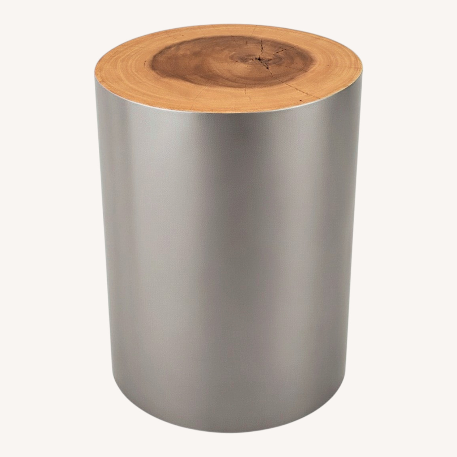Mitchell Gold + Bob Williams Lincoln Silver Side Table - image-0