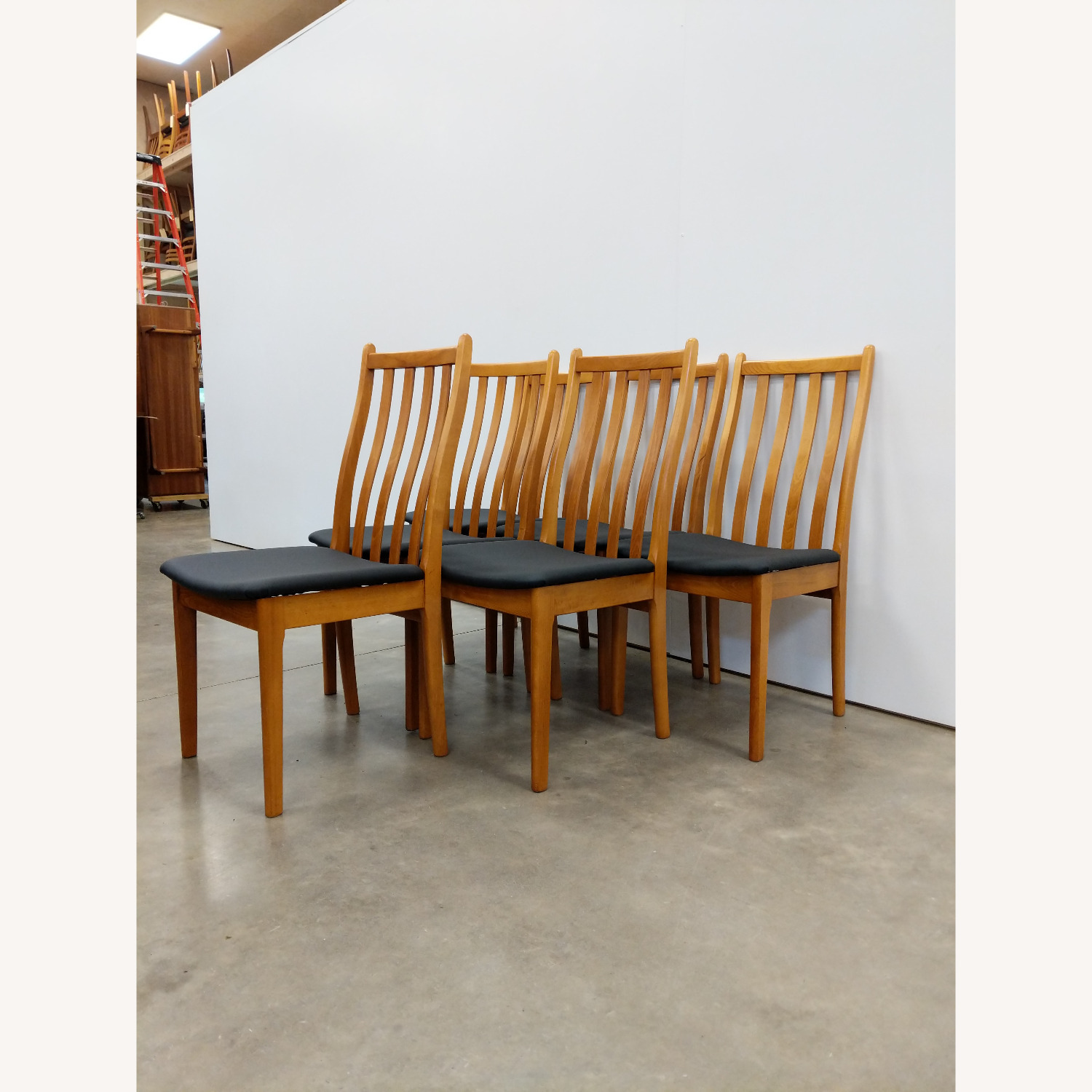 Set of 6 Vintage Mid Century Modern Dining Chairs - image-6