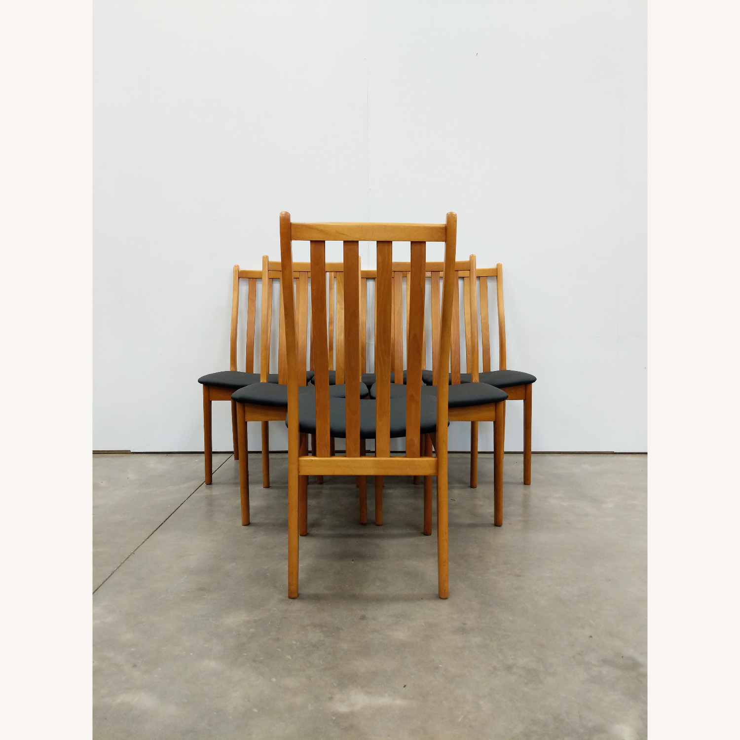 Set of 6 Vintage Mid Century Modern Dining Chairs - image-3