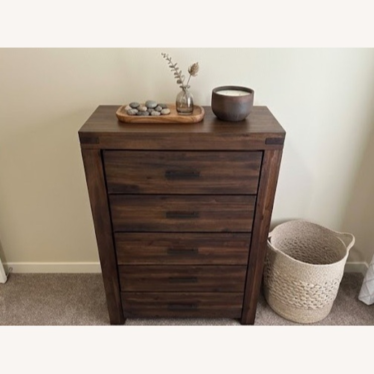 Macy's Avondale Dark Brown Wood Dresser - image-4