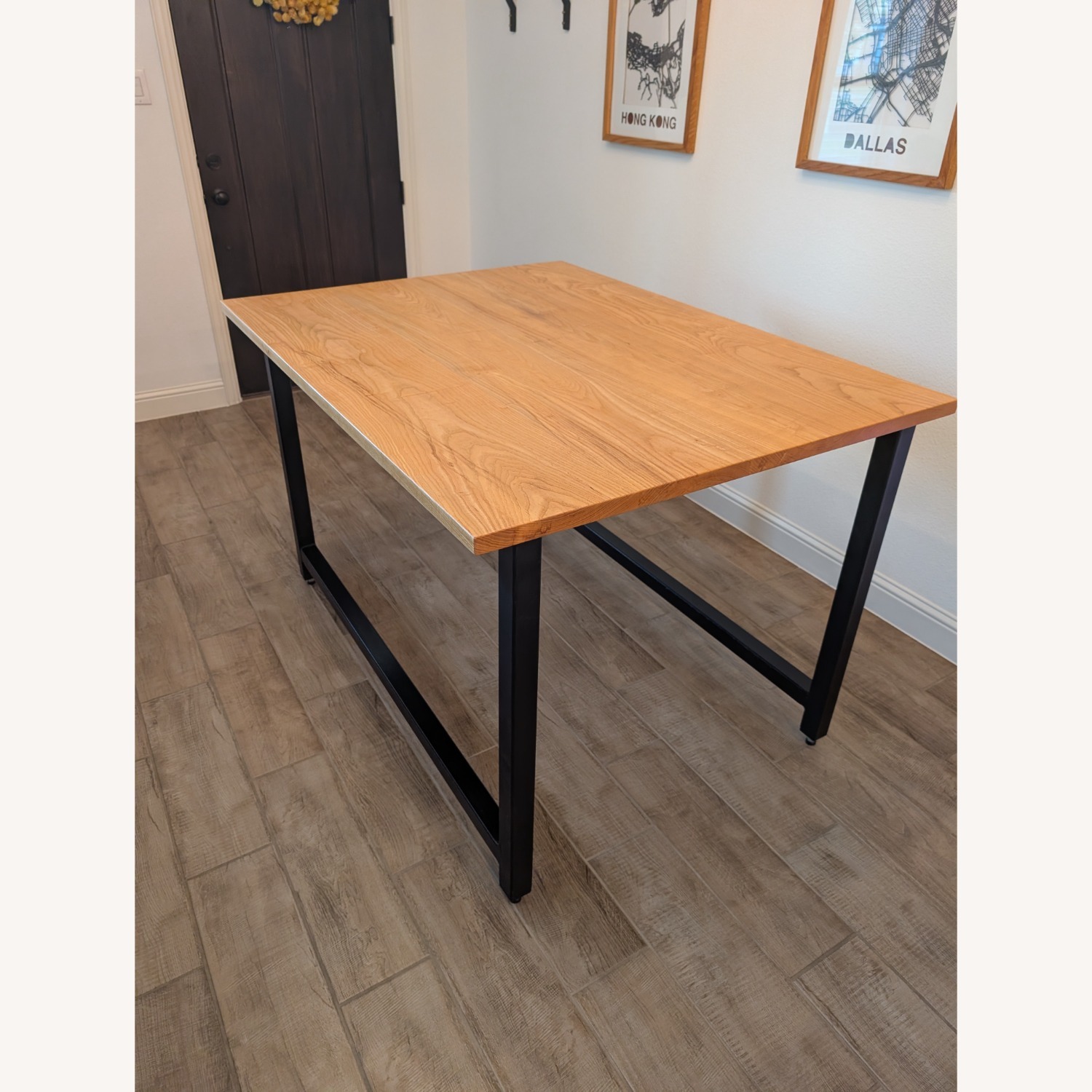 Natural Wood Dining Table - image-8