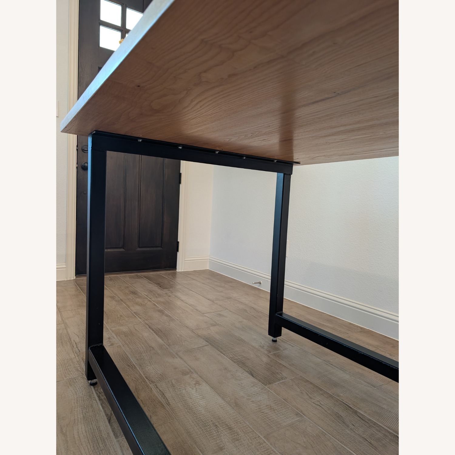 Natural Wood Dining Table - image-4