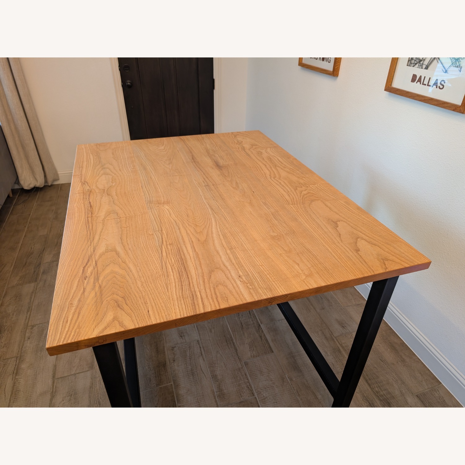 Natural Wood Dining Table - image-9
