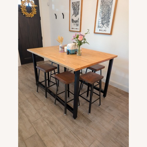 Used Natural Wood Dining Table for sale on AptDeco