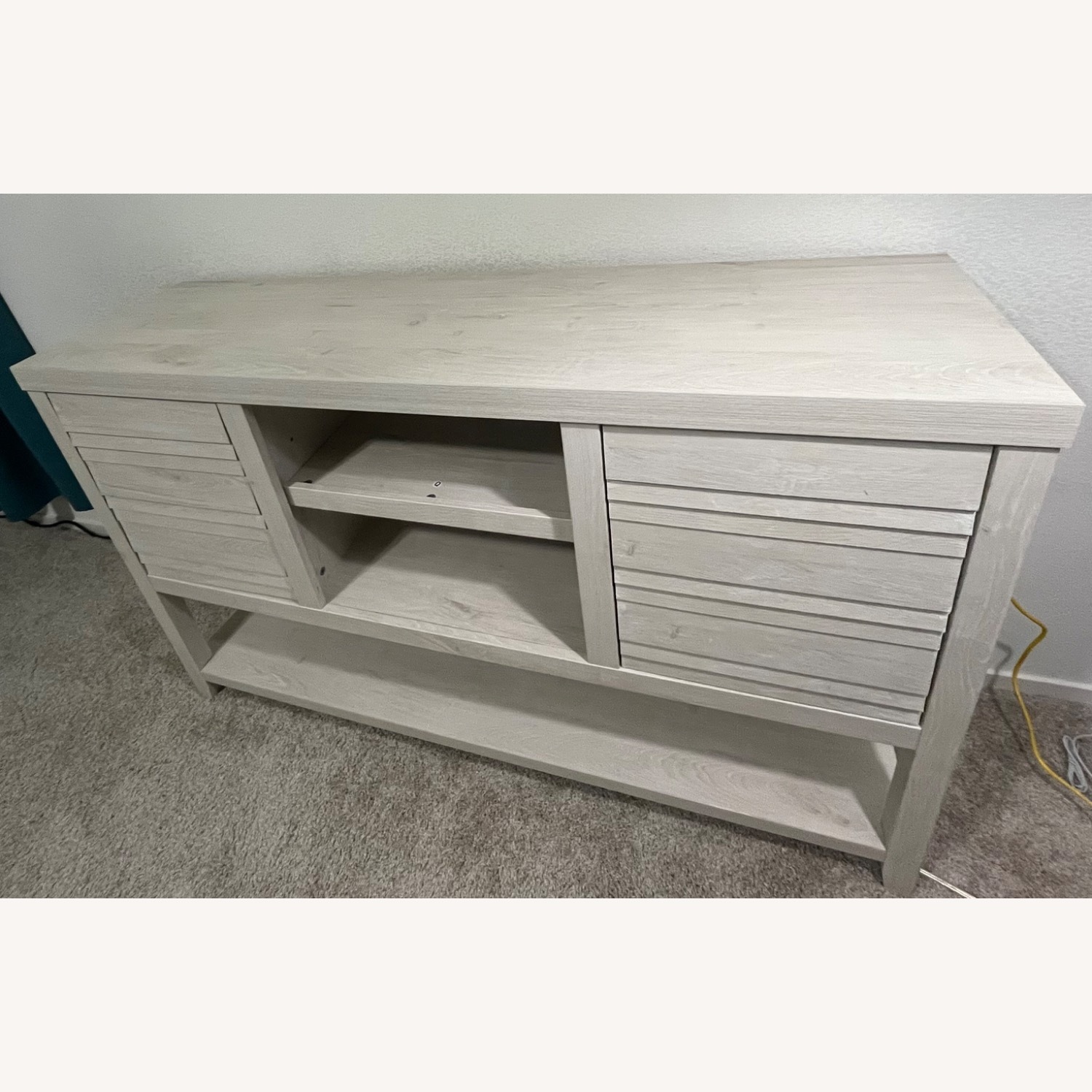 Wayfair Disckinson Light Gray Wooden Media Stand - image-3