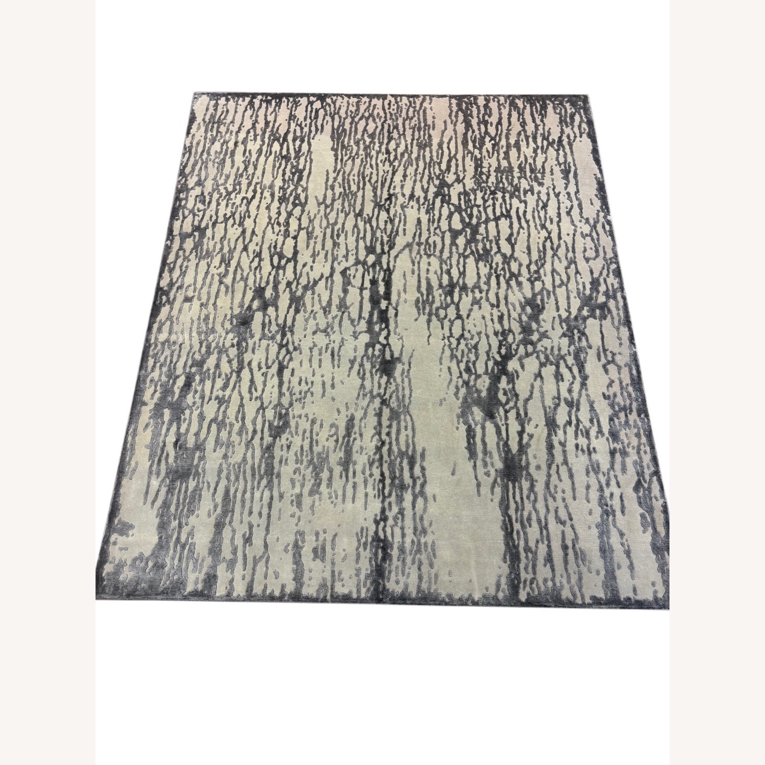 Light Gray Wool Area Rug 8' x 10' - image-1