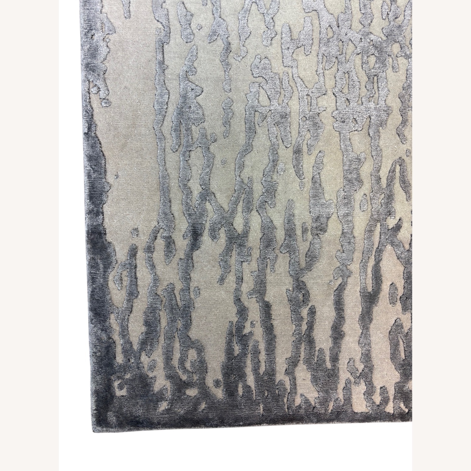 Light Gray Wool Area Rug 8' x 10' - image-5