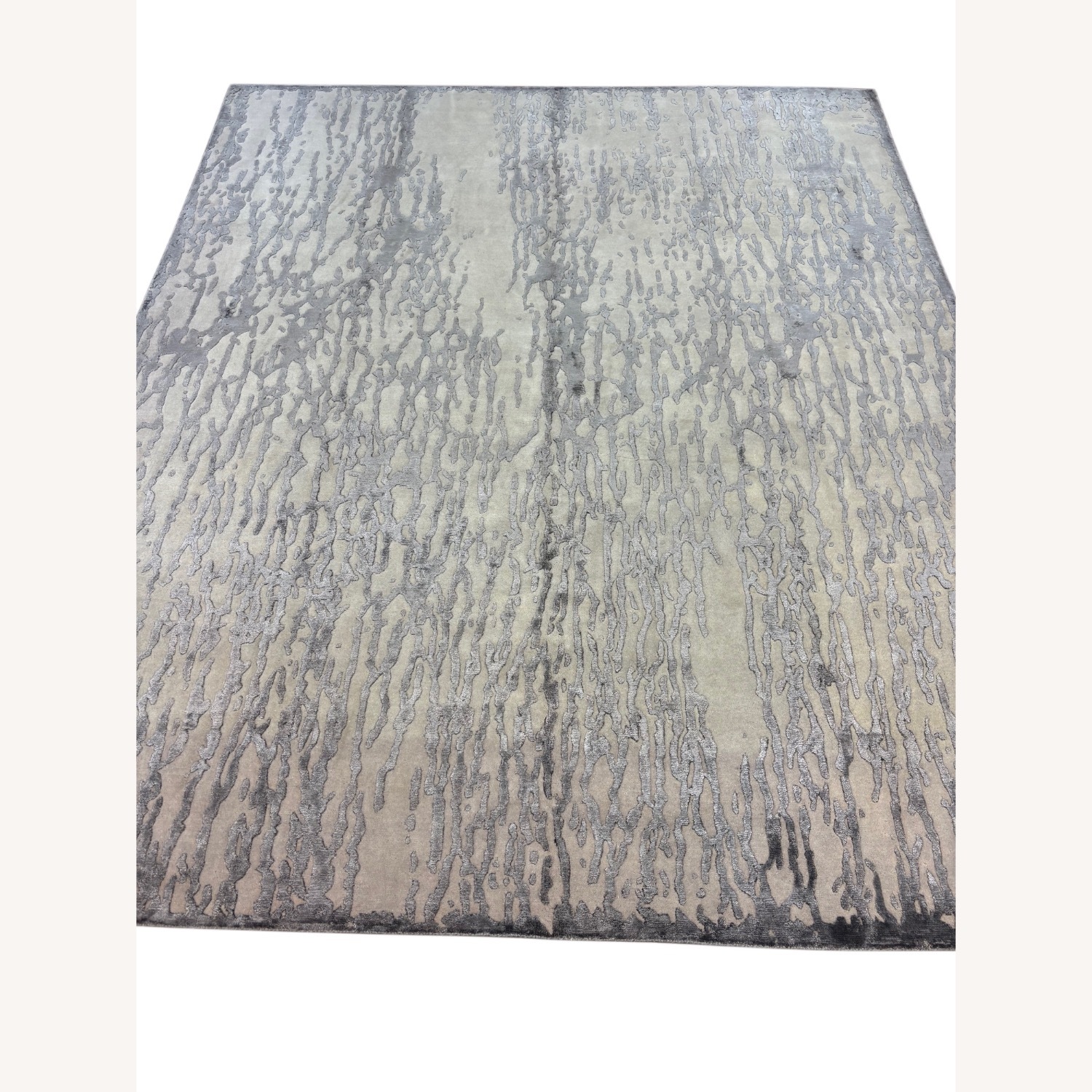 Light Gray Wool Area Rug 8' x 10' - image-3