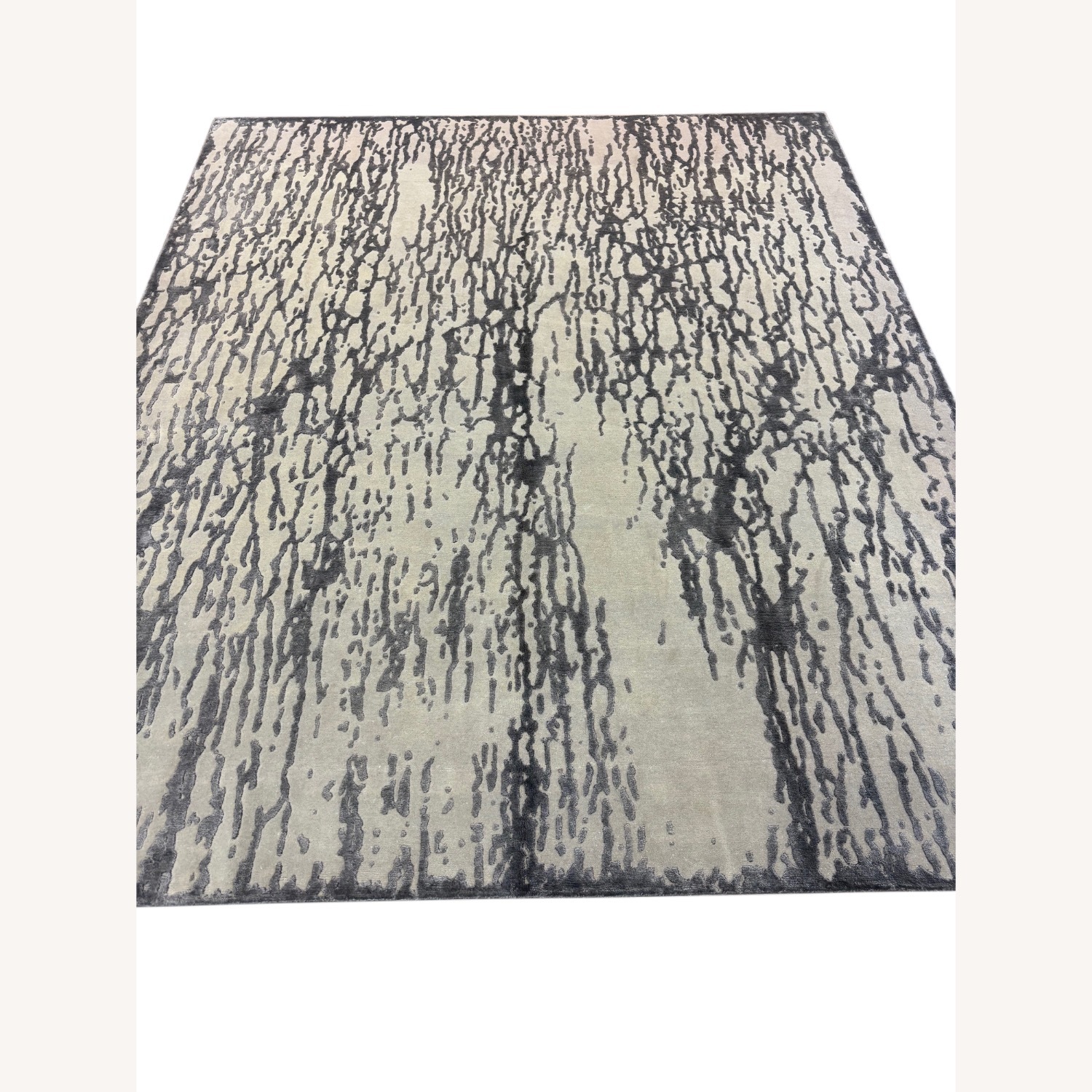 Light Gray Wool Area Rug 8' x 10' - image-2