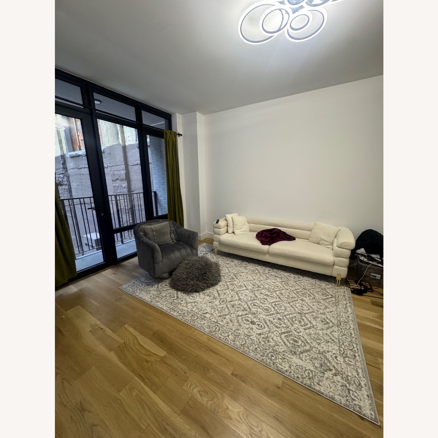 Amazon White 3+ Seater Sofa - image-3