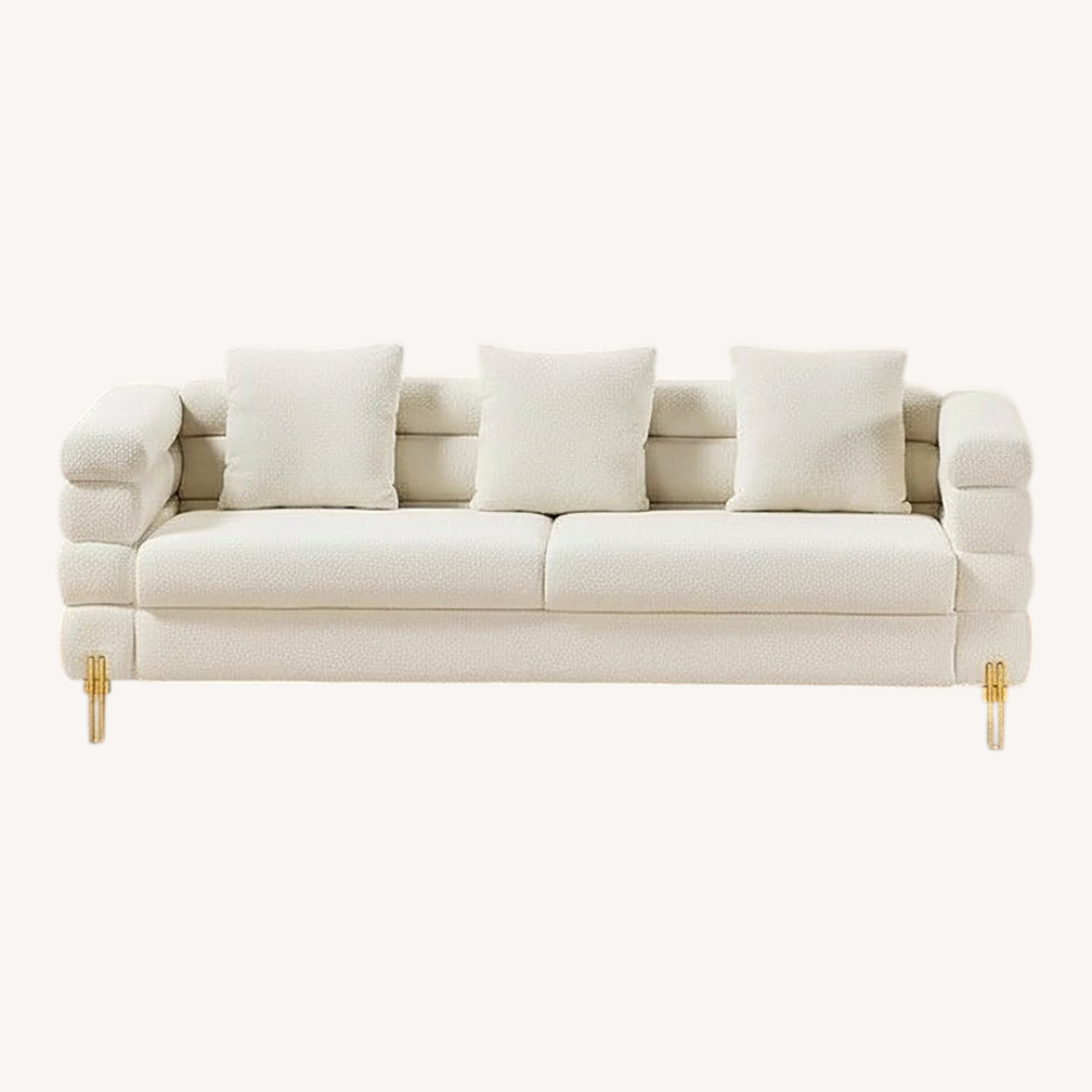 Amazon White 3+ Seater Sofa - image-0