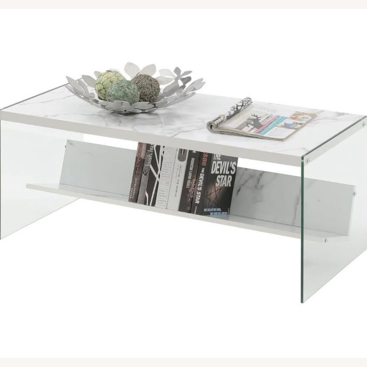 Amazon White Coffee Table - image-1