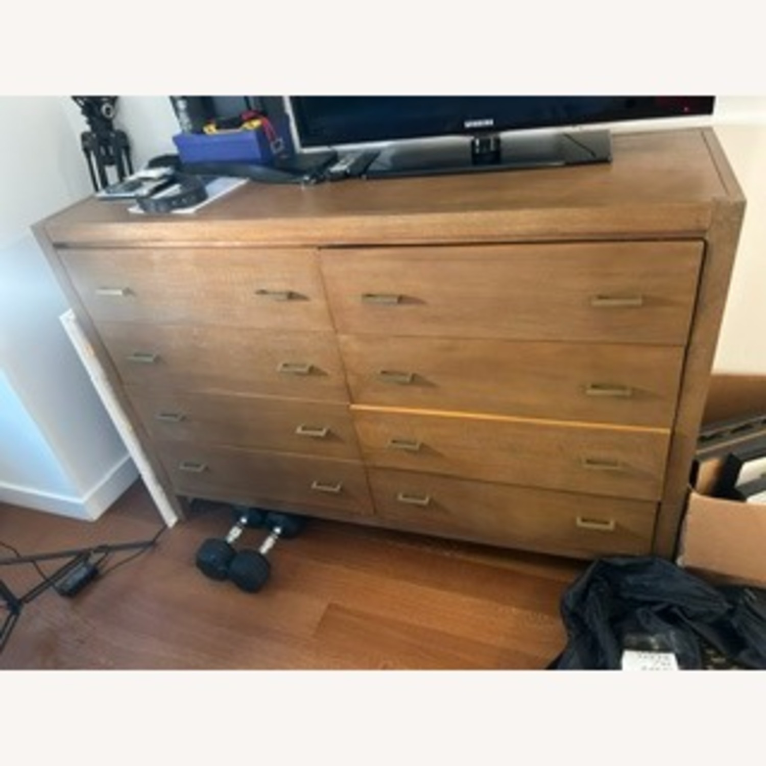 Light Brown Wood Dresser - image-1
