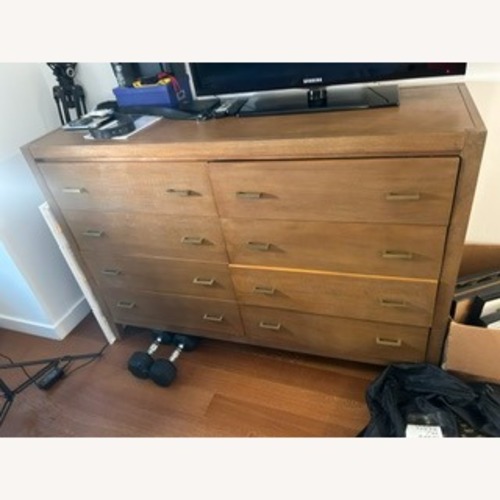 Used Light Brown Wood Dresser for sale on AptDeco