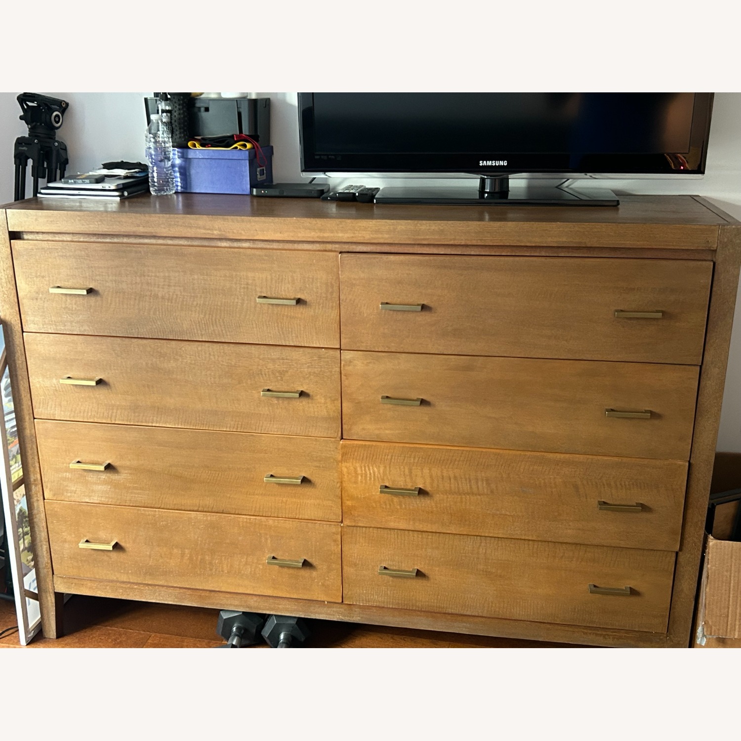 Light Brown Wood Dresser - image-3