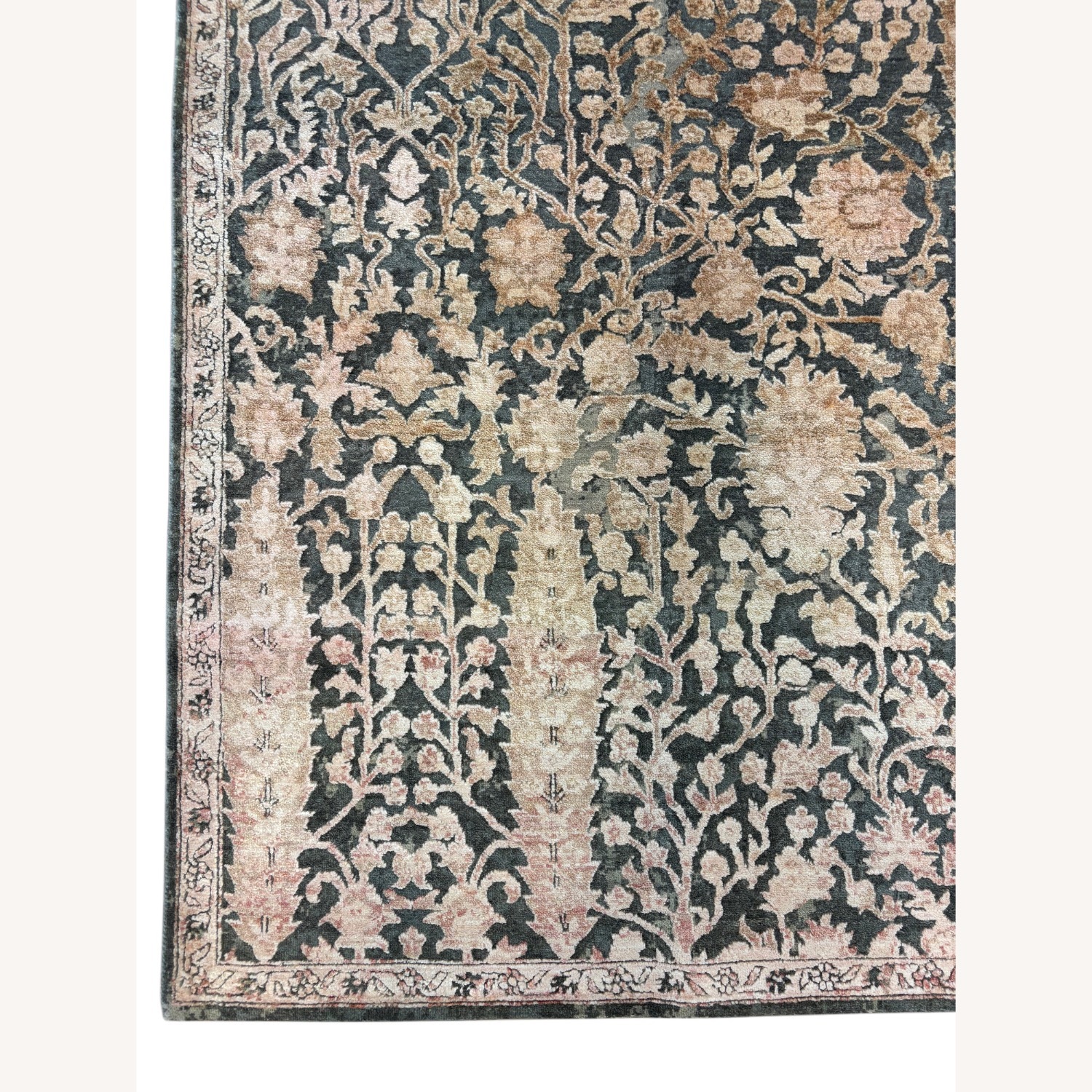 Dark Gray Wool Area Rug 8' x 10' - image-4