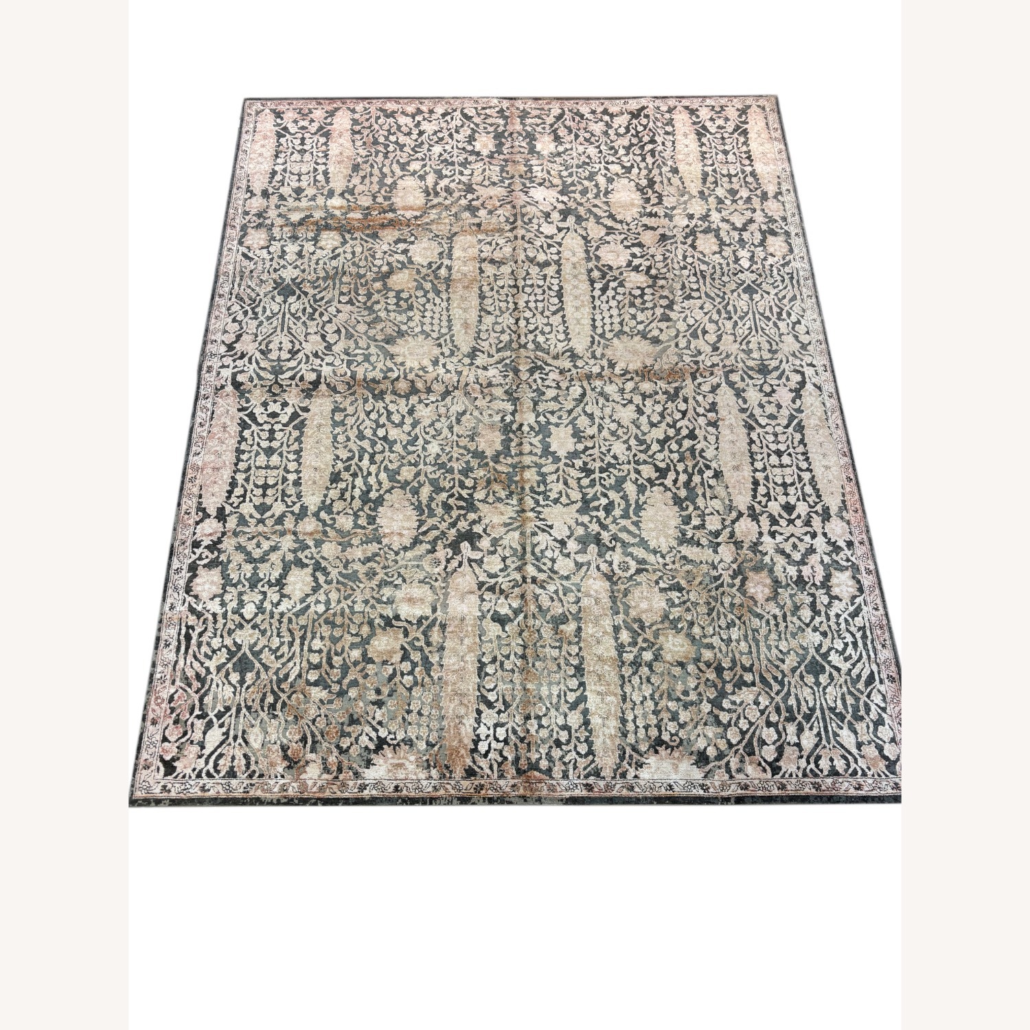 Dark Gray Wool Area Rug 8' x 10' - image-3