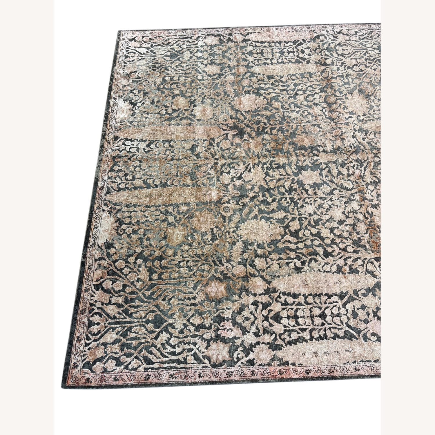 Dark Gray Wool Area Rug 8' x 10' - image-6