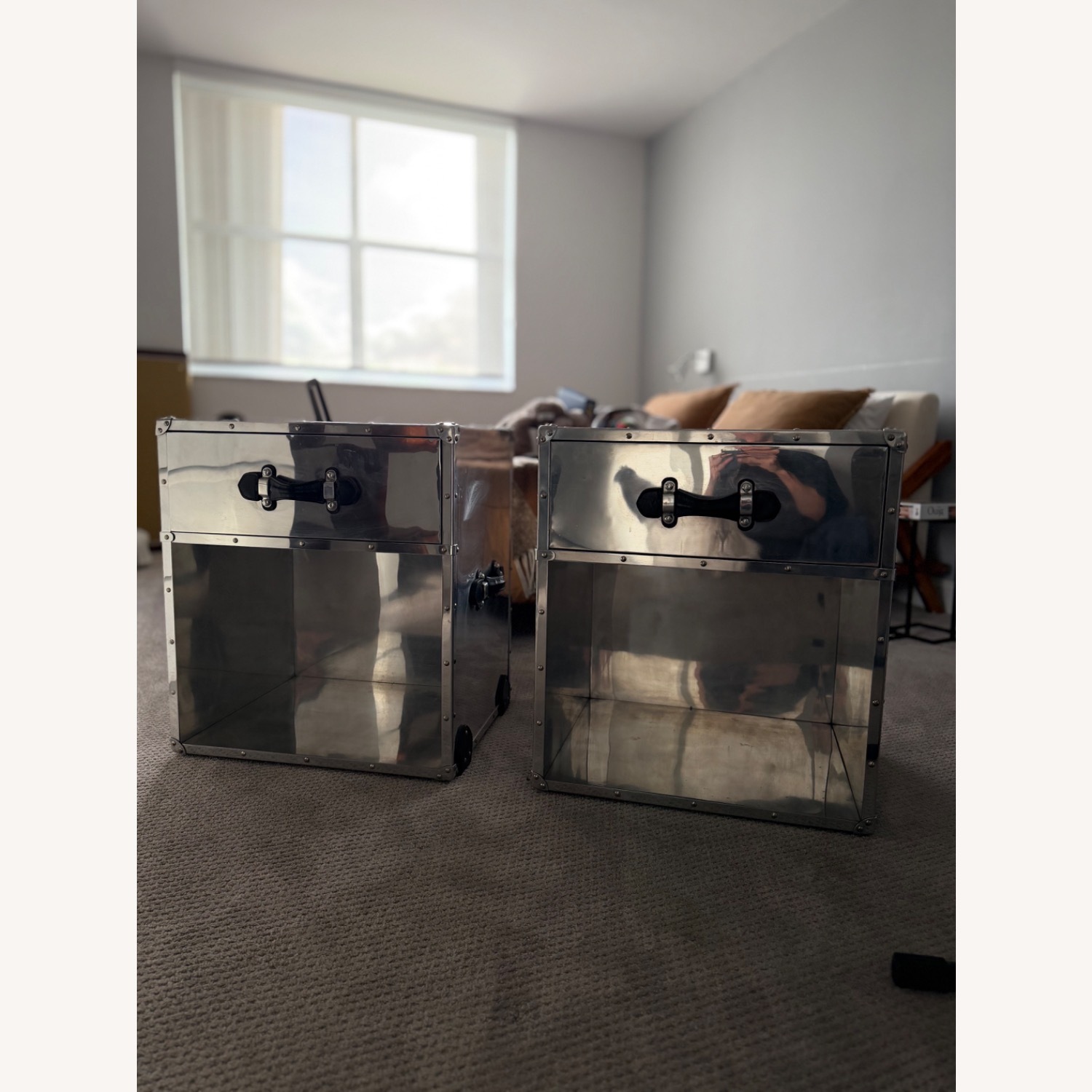  Pair of Eichholtz Catalina Trunk Nightstands - image-13