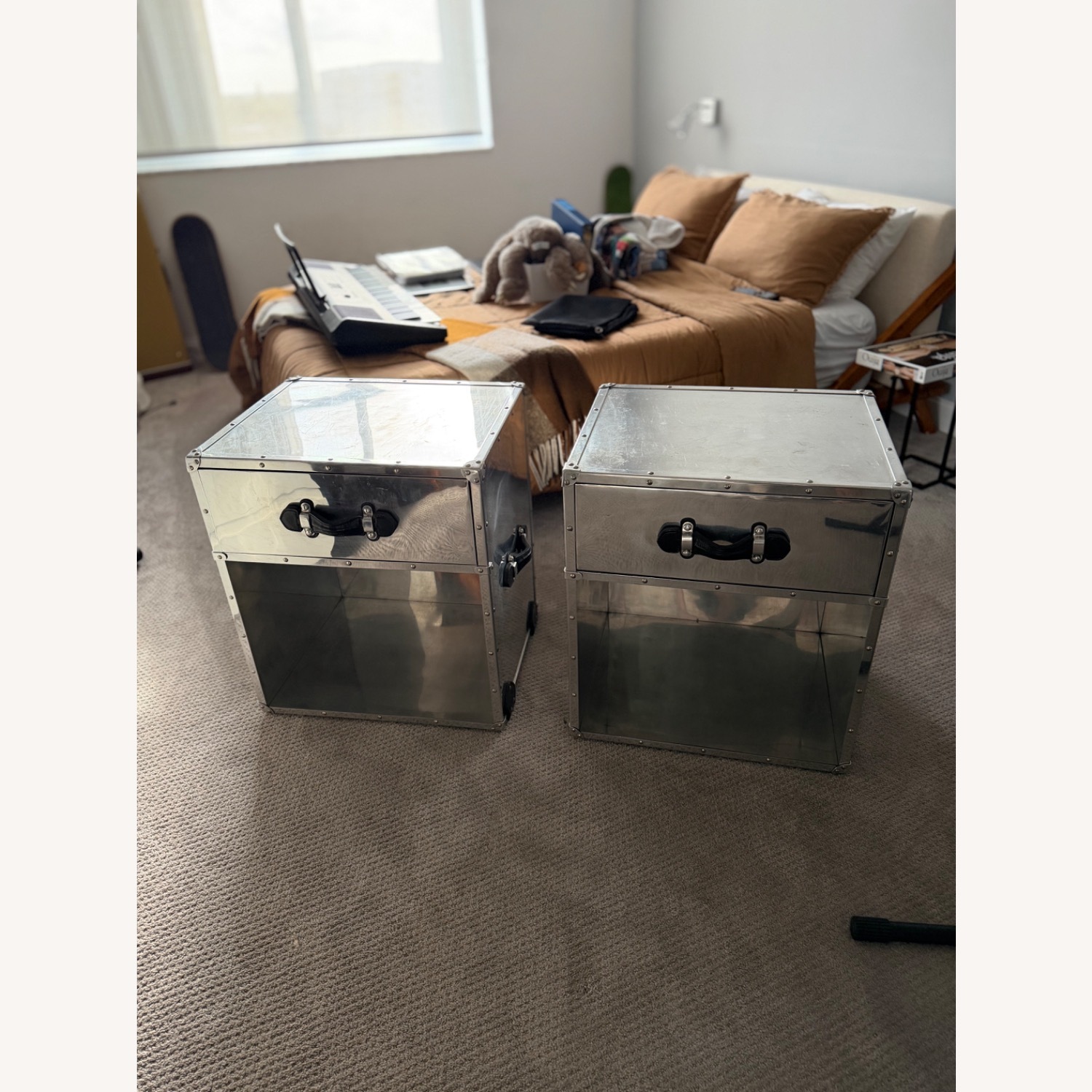  Pair of Eichholtz Catalina Trunk Nightstands - image-11