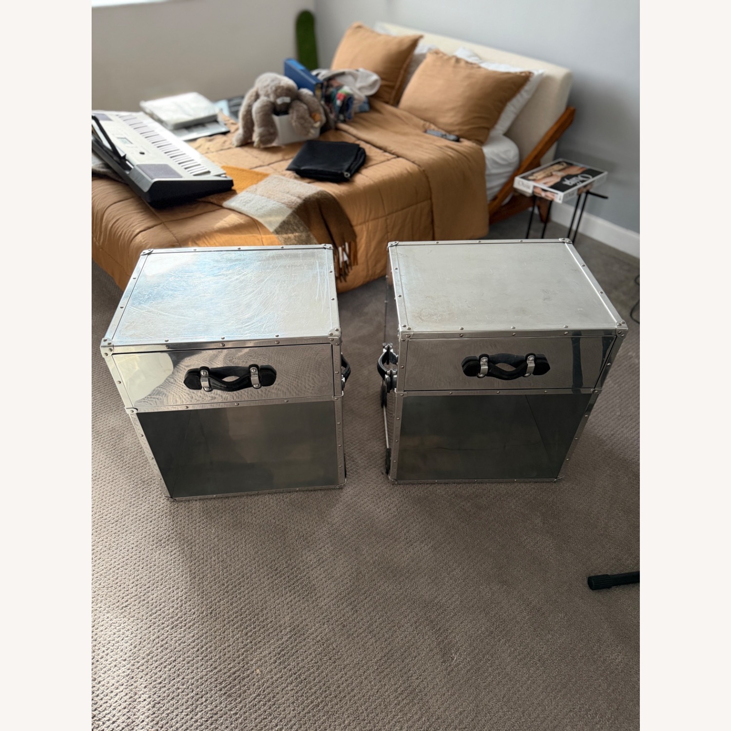  Pair of Eichholtz Catalina Trunk Nightstands - image-10