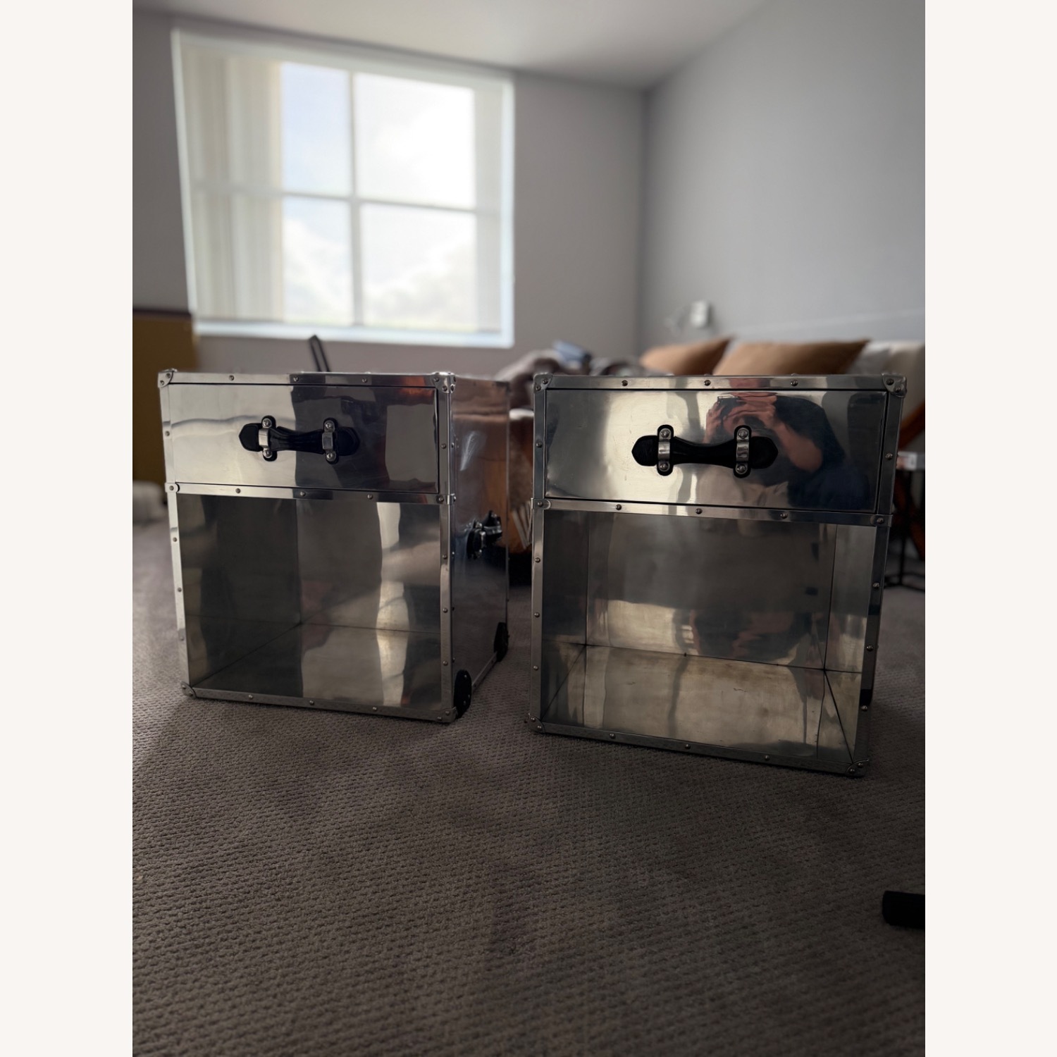  Pair of Eichholtz Catalina Trunk Nightstands - image-12