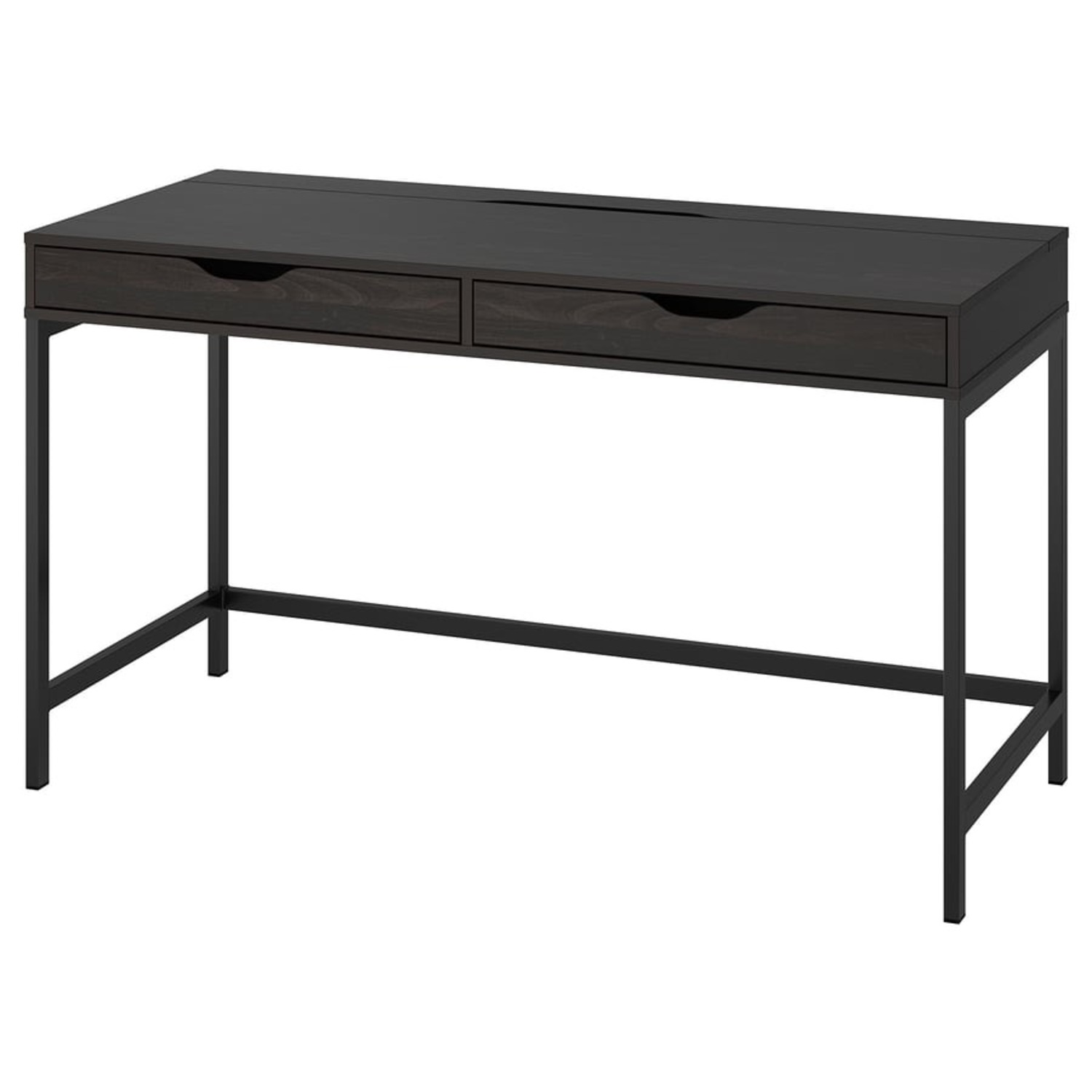 IKEA Alex Black Wood Desk - image-4