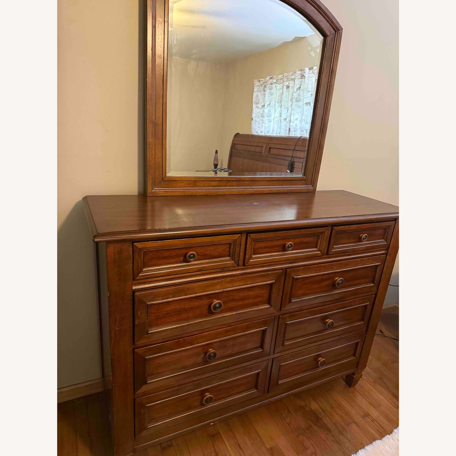 Liberty Furniture Dark Brown Wood Dresser - image-1