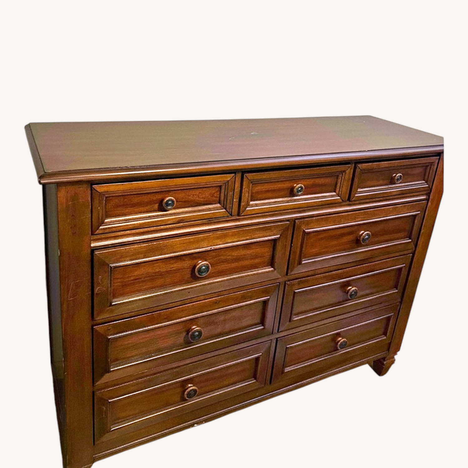 Liberty Furniture Dark Brown Wood Dresser - image-0