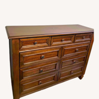 Liberty Furniture Dark Brown Wood Dresser
