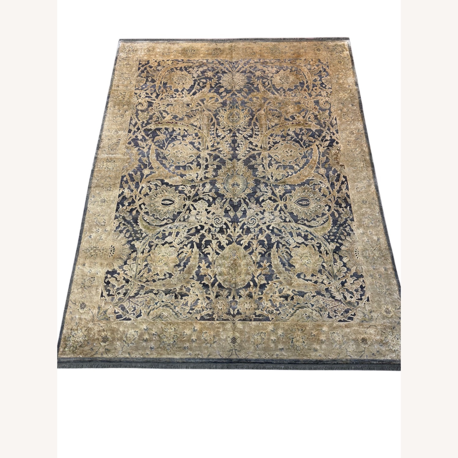 Dark Gray Wool Area Rug 8' x 10' - image-1
