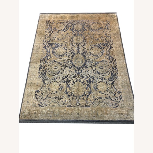 Used Dark Gray Wool Area Rug 8' x 10' for sale on AptDeco