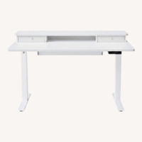 Bed Bath & Beyond White Standing Desk Fezibo