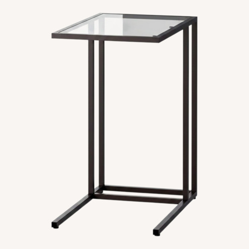 Used IKEA Vittsjo Black Metal Side Tables for sale on AptDeco