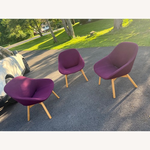 Used Artifort Beso Purple Accent Chairs for sale on AptDeco